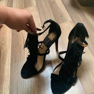 Dolce Vita shaggy black stilettos. Perfect piece for that little black dress ;)